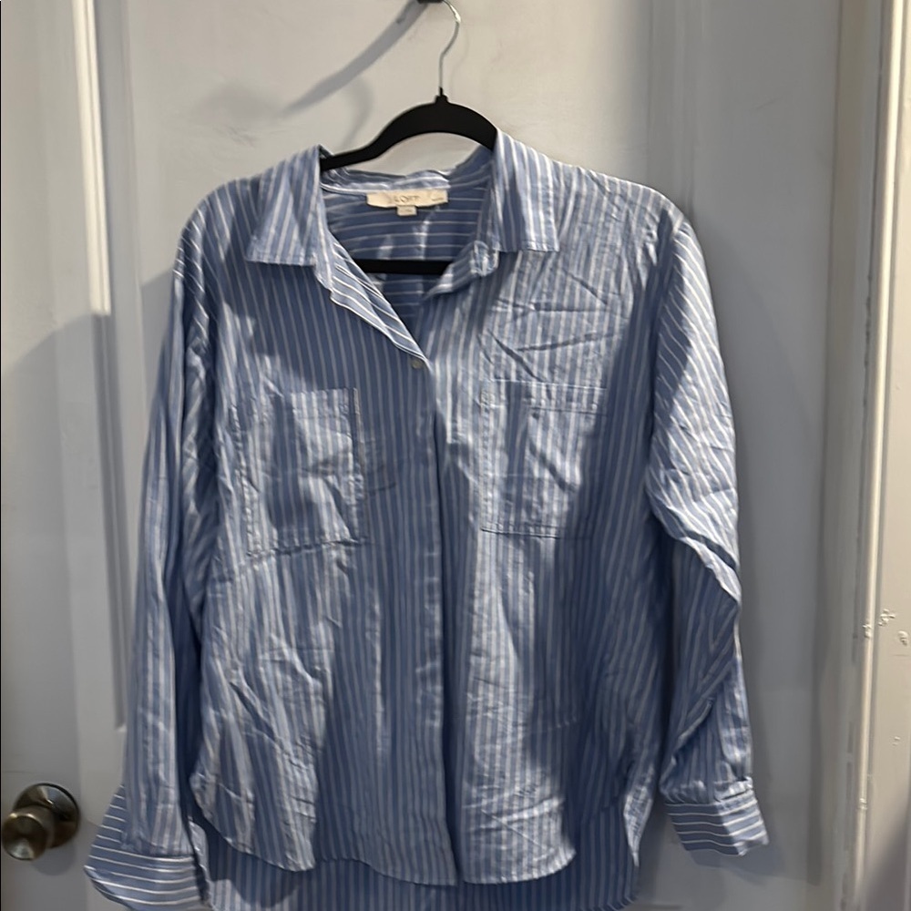 Blue Striped Women’s LP Loft Shirt
